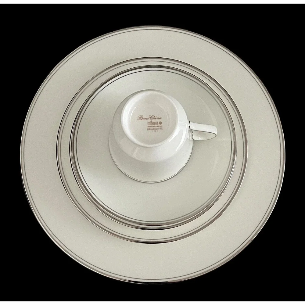 Vintage‎ Mikasa Narumi Briarcliffe Bone China 5 Piece Place Setting Brand New